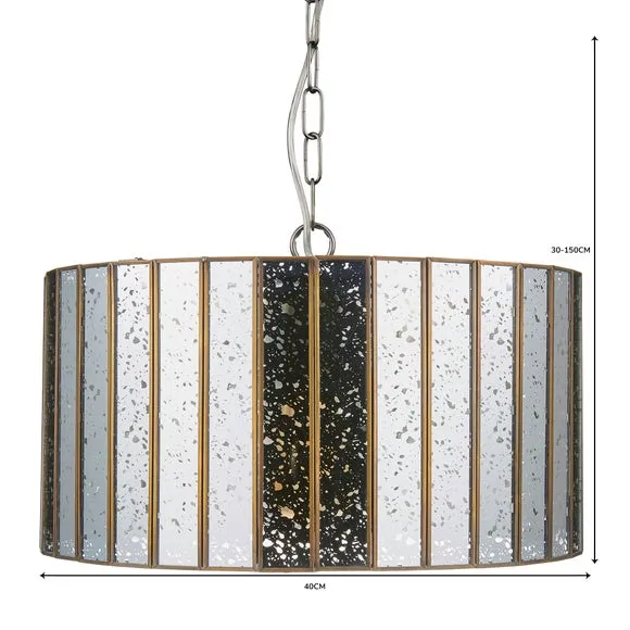Seraphina Mercury Glass Pendant Light 6