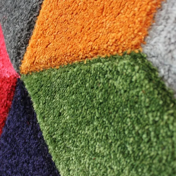 Spectrum Dynamic Geometric Round Rug 2