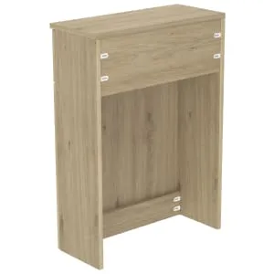 Newland Natural Oak WC Unit With Top - 600mm 2