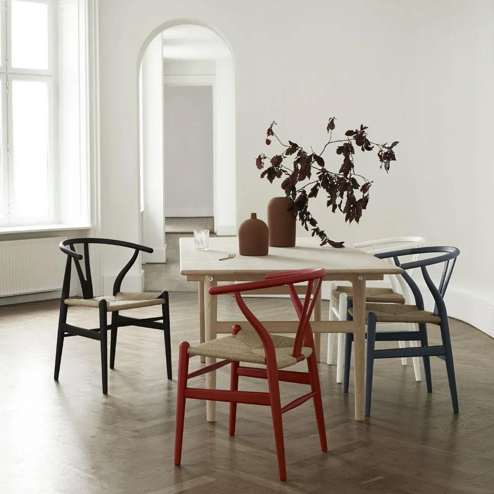 Carl Hansen & Son CH24 Wishbone Chair Soft Red Brown 4