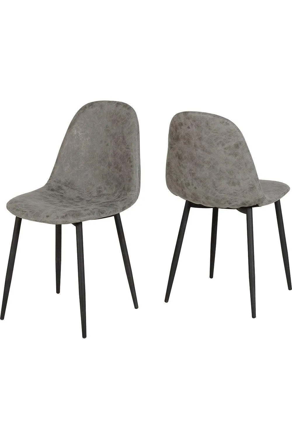 Seconique Hamilton Large Dining Set with Athens Chairs in Grey 4