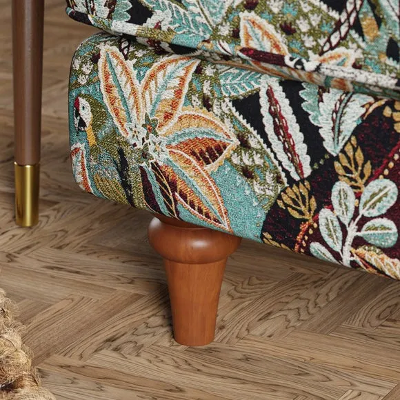 Beatrice II Jacquard Nature's Exhibitionists Snuggle Chair 4