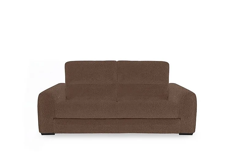 Flex Fabric 2 Seater Power Recliner Sofa with Storage Arms - Hazelnut