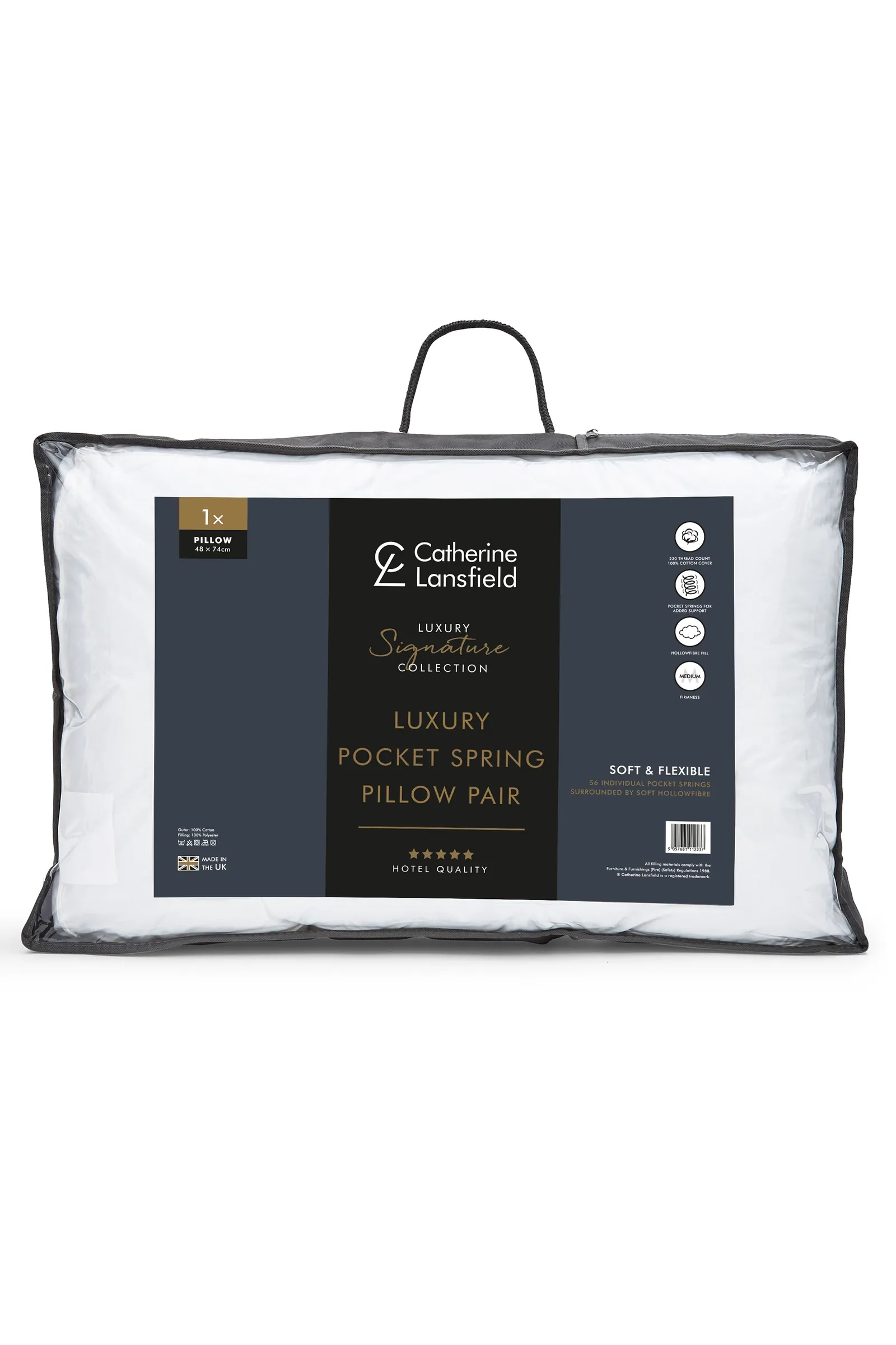 Catherine Lansfield 'Cotton Spring' Pillow in White 5
