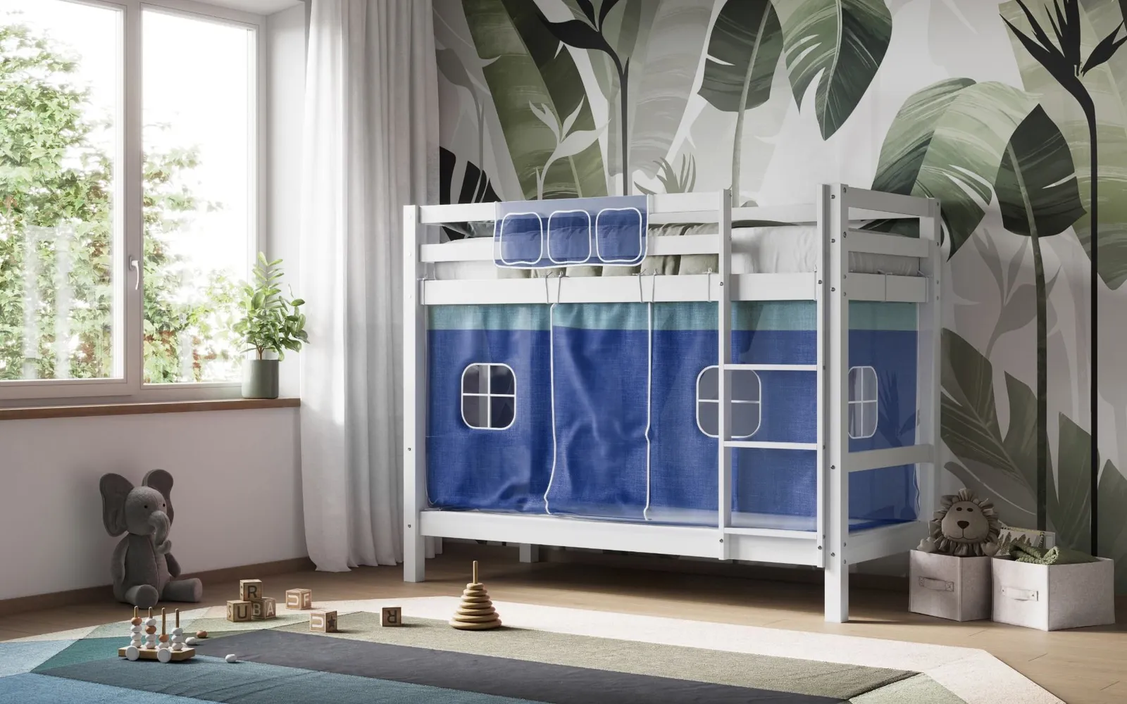 Flair Callisto Shorty Bunk Bed in White 5