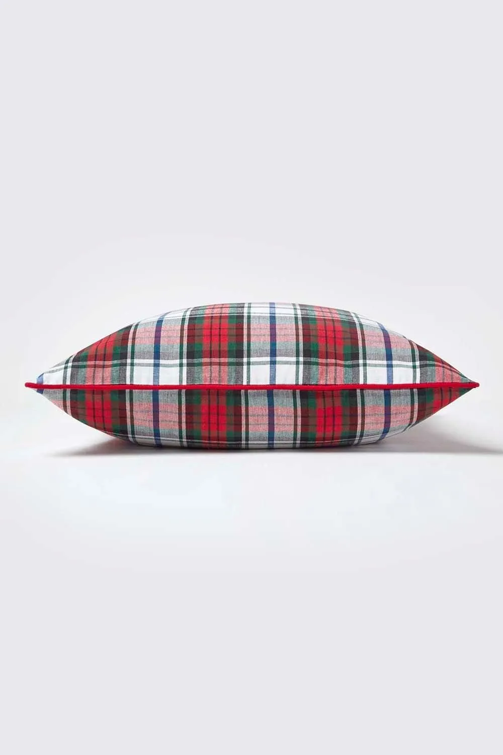 Homescapes Cotton Tartan Cushion Cover 3