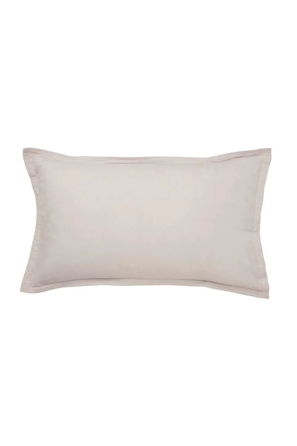 Murmur 'Laila' Brushed Cotton Oxford Pillowcase in Cream