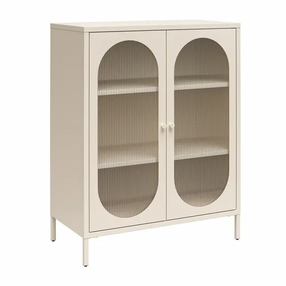 Luna Small Fluted Sideboard, Glass 2