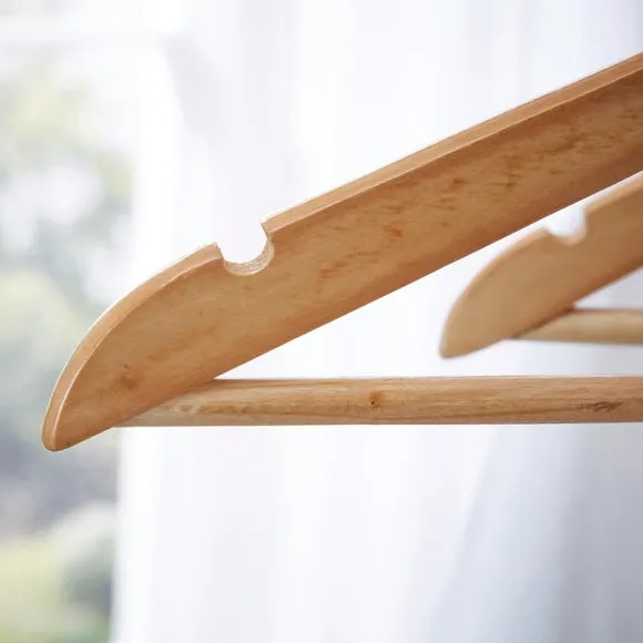 Pack of 10 Wooden Hangers 3