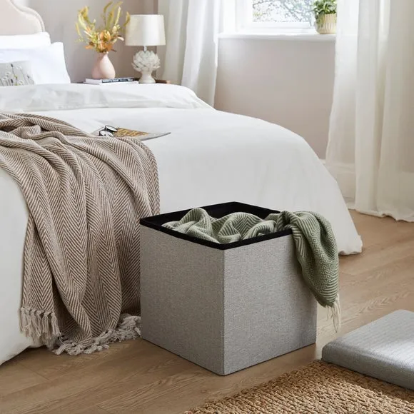 Herringbone Rectangle Ottoman 2