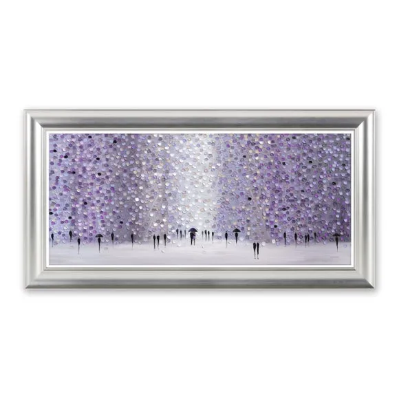 Together Under The Umbrella by Ekaterina Ermilkina Framed Print 2