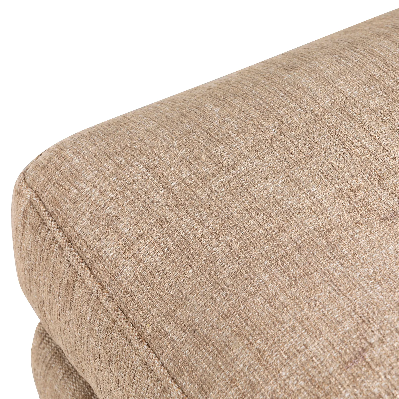 Ercol Forli Large Footstool, Brown Fabric | Barker & Stonehouse 3