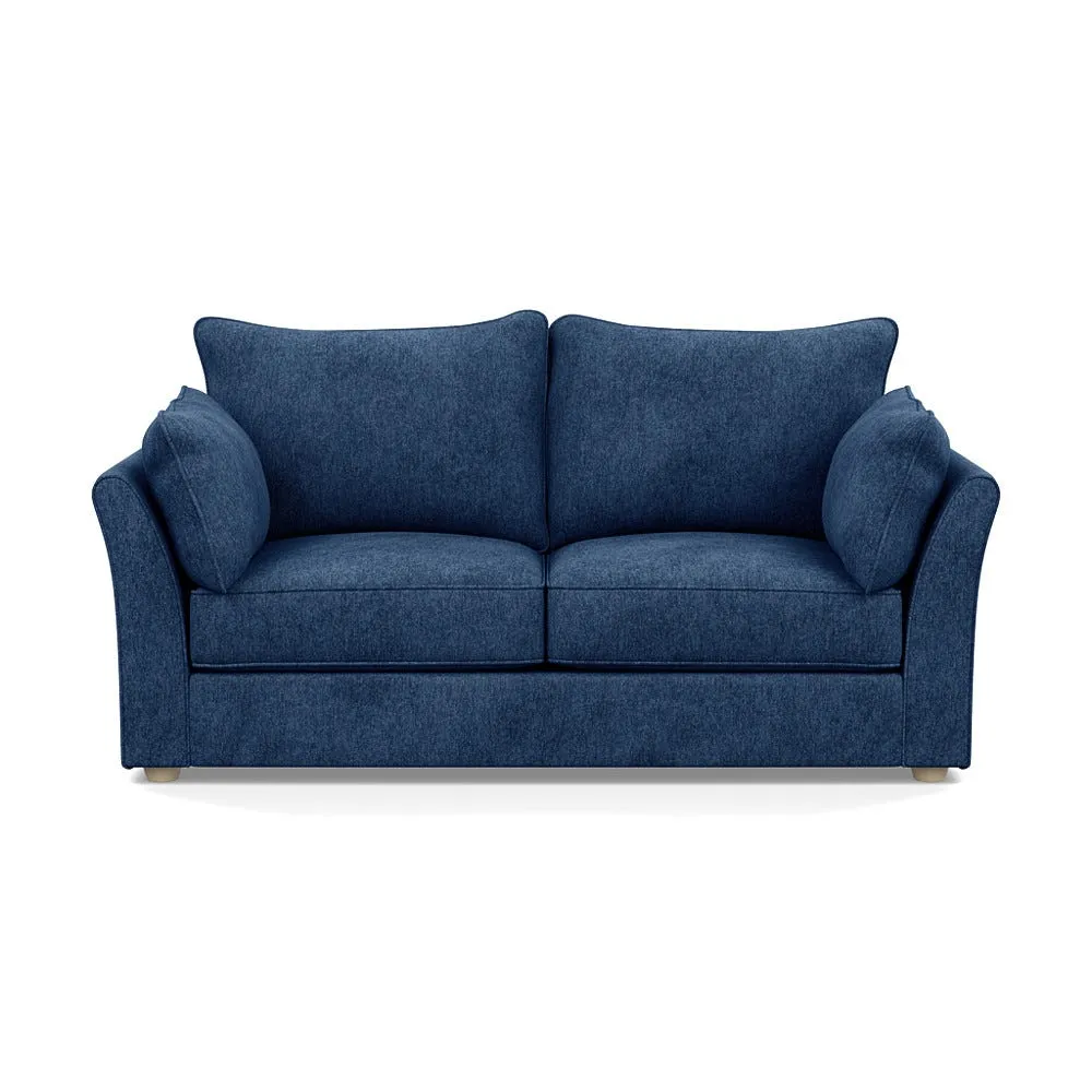 Heal's Tailor 3 Seater Sofa Broadweave Lagoon Natural Beech Feet 1