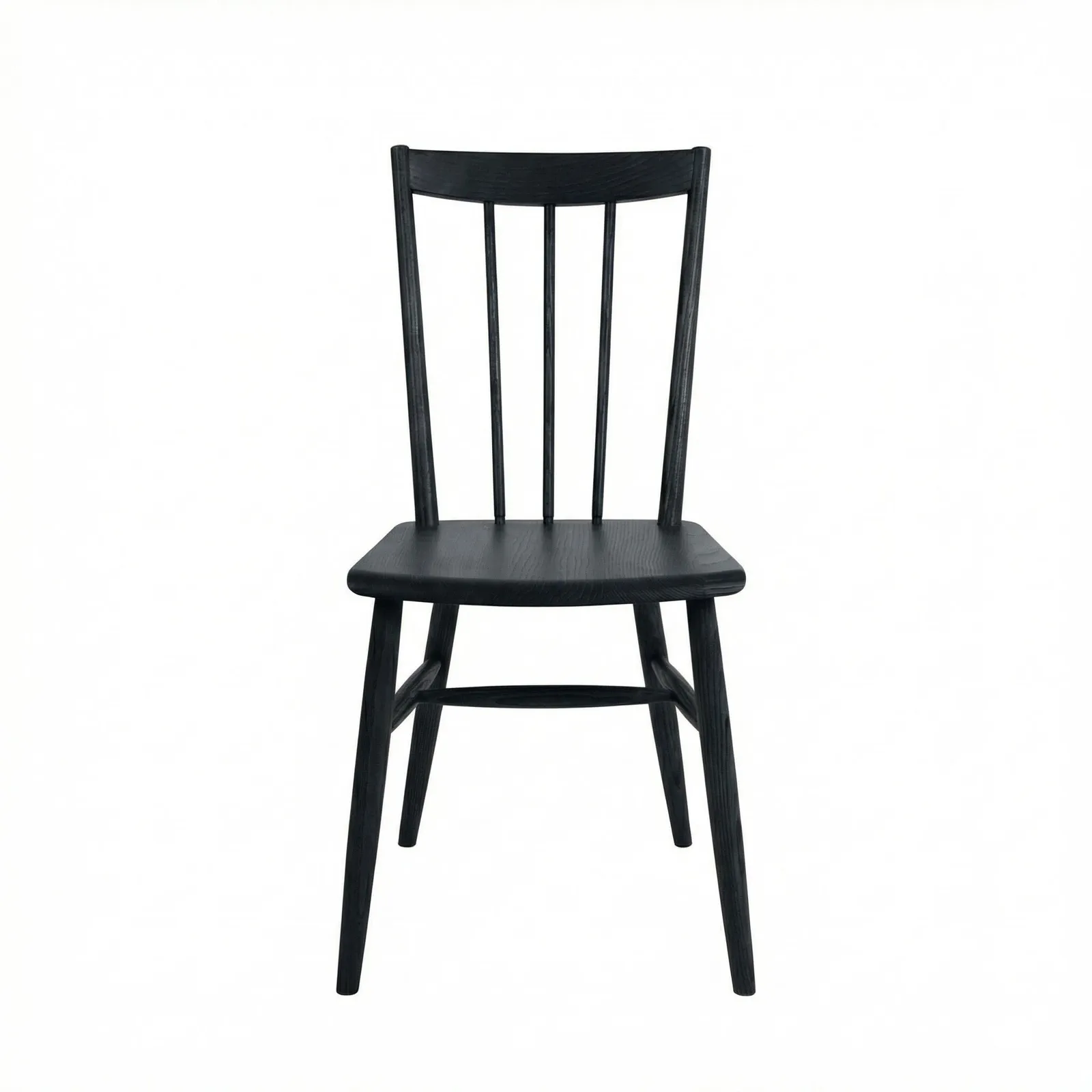 Ercol Fairmile Dining Chair (Gib), Black Wood | Barker & Stonehouse 3