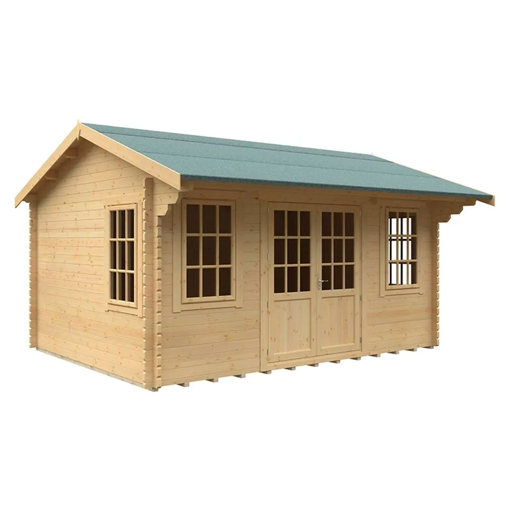 Buttercup Farm 16x12 The Dalton 44mm Cabin - L475 x W355 x H293.2 cm in Natural 1