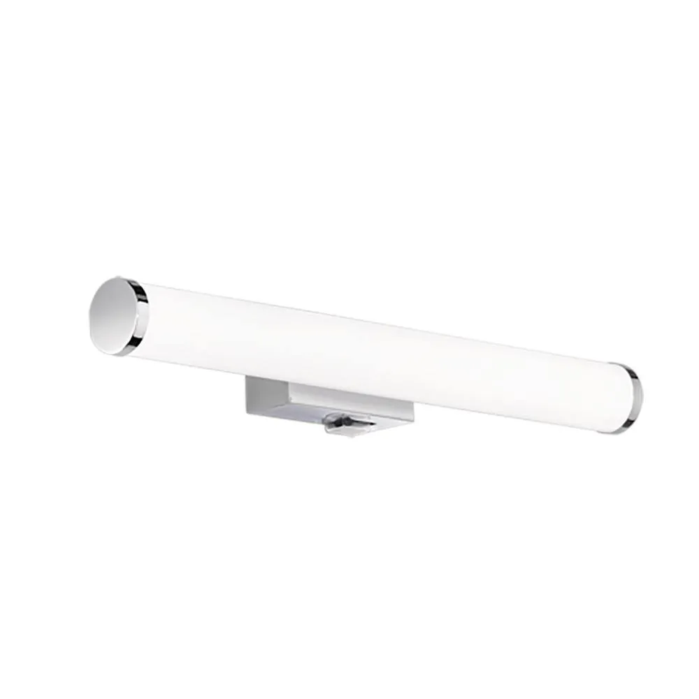 Netlighting Mattimo Modern 40cm Bathroom Wall Lamp Chrome 3000K IP44 UK Stock in Grey