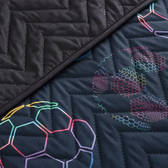 Bright Football Pinsonic Bedspread 2