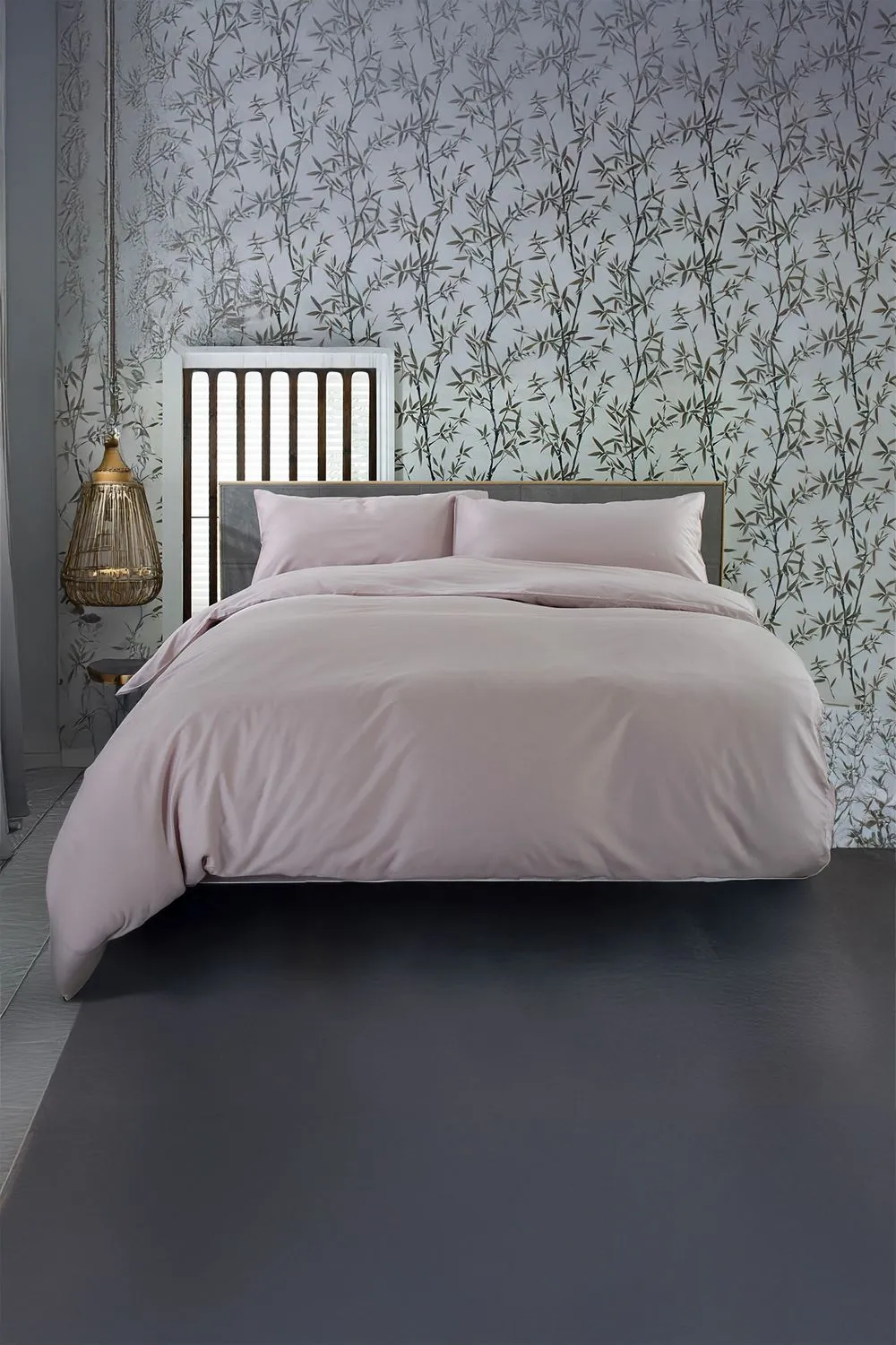 The Lyndon Company Luxury 100% Cotton 200 Thread Count Duvet Cover Set in Pink 2