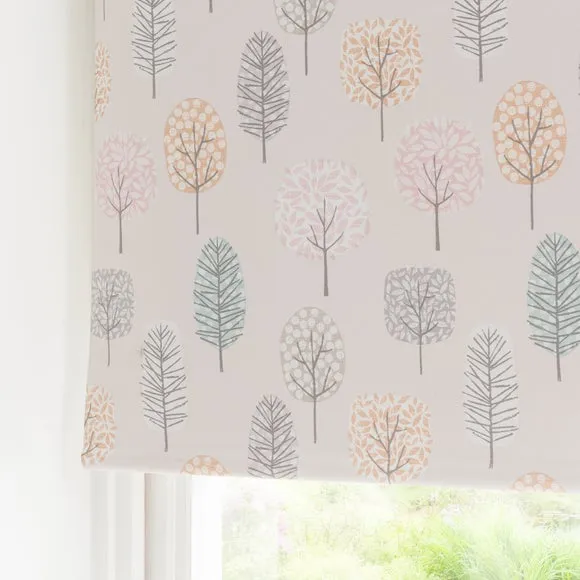 Sweet Trees Pink Blackout Roller Blind 4