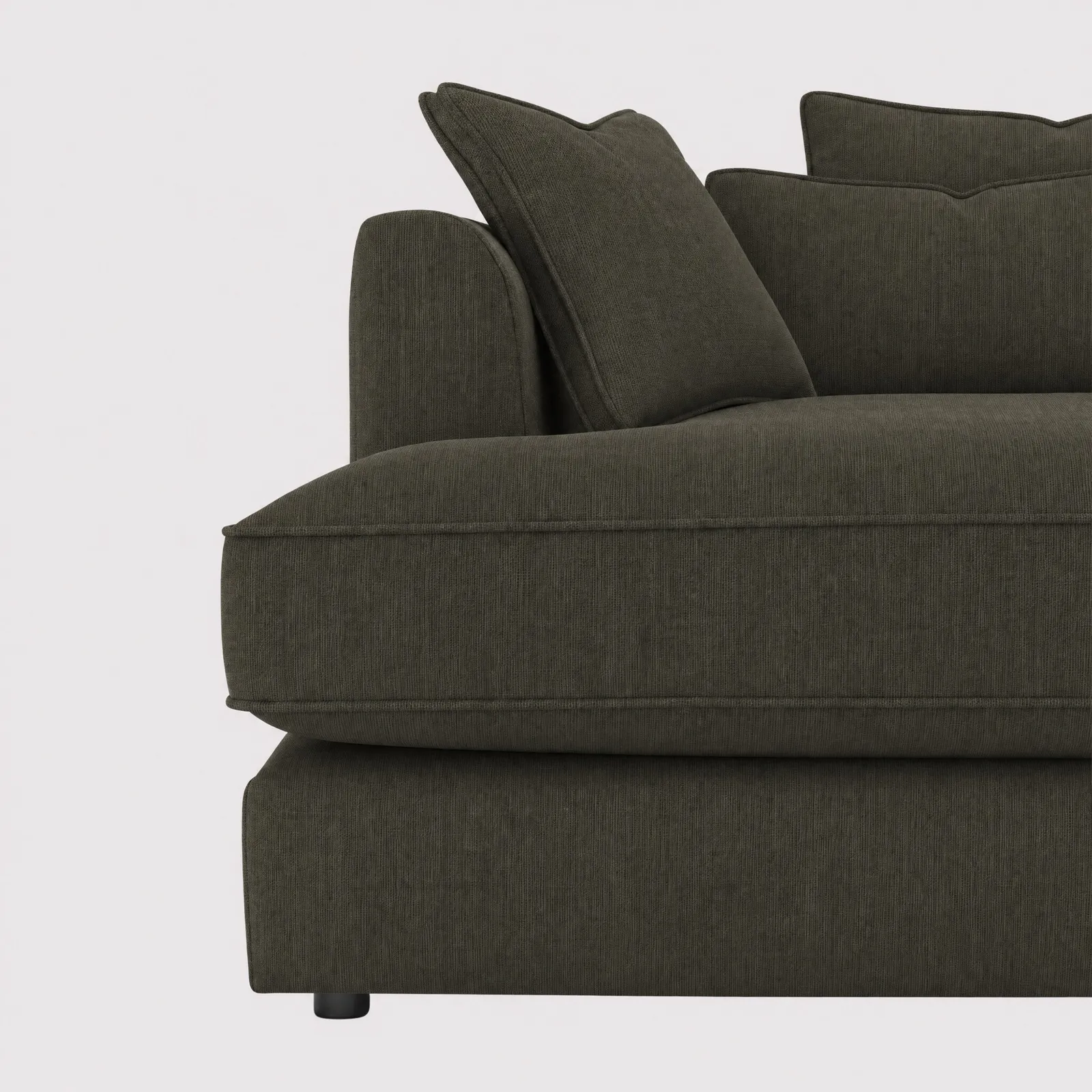 Harrington 1 Arm Chaise Unit Right, Green | Barker & Stonehouse 2