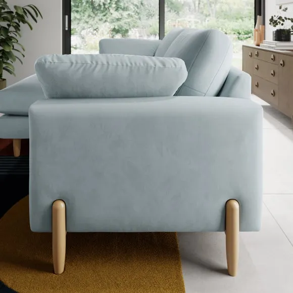 Apollo Vintage Velvet Corner Chaise Sofa 2