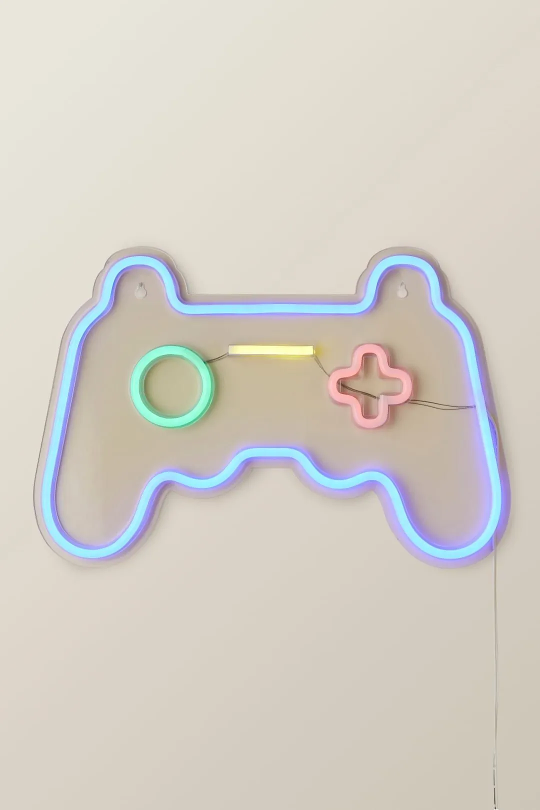 ValueLights Games Controller Neon Blue Light Decoration 3
