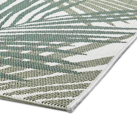 Miami Leaf Print Indoor Outdoor Rug 6