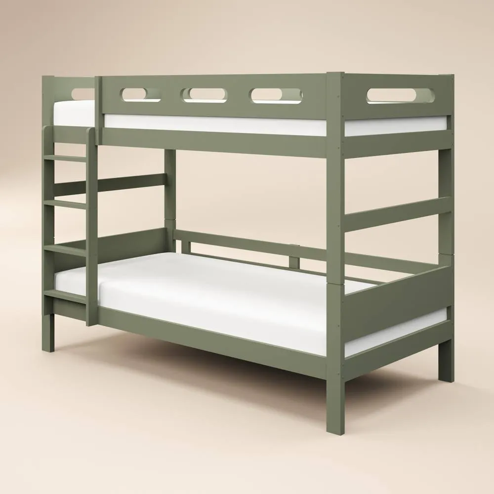 Flair Elijah Detachable Wooden Bunk Bed in Green 4