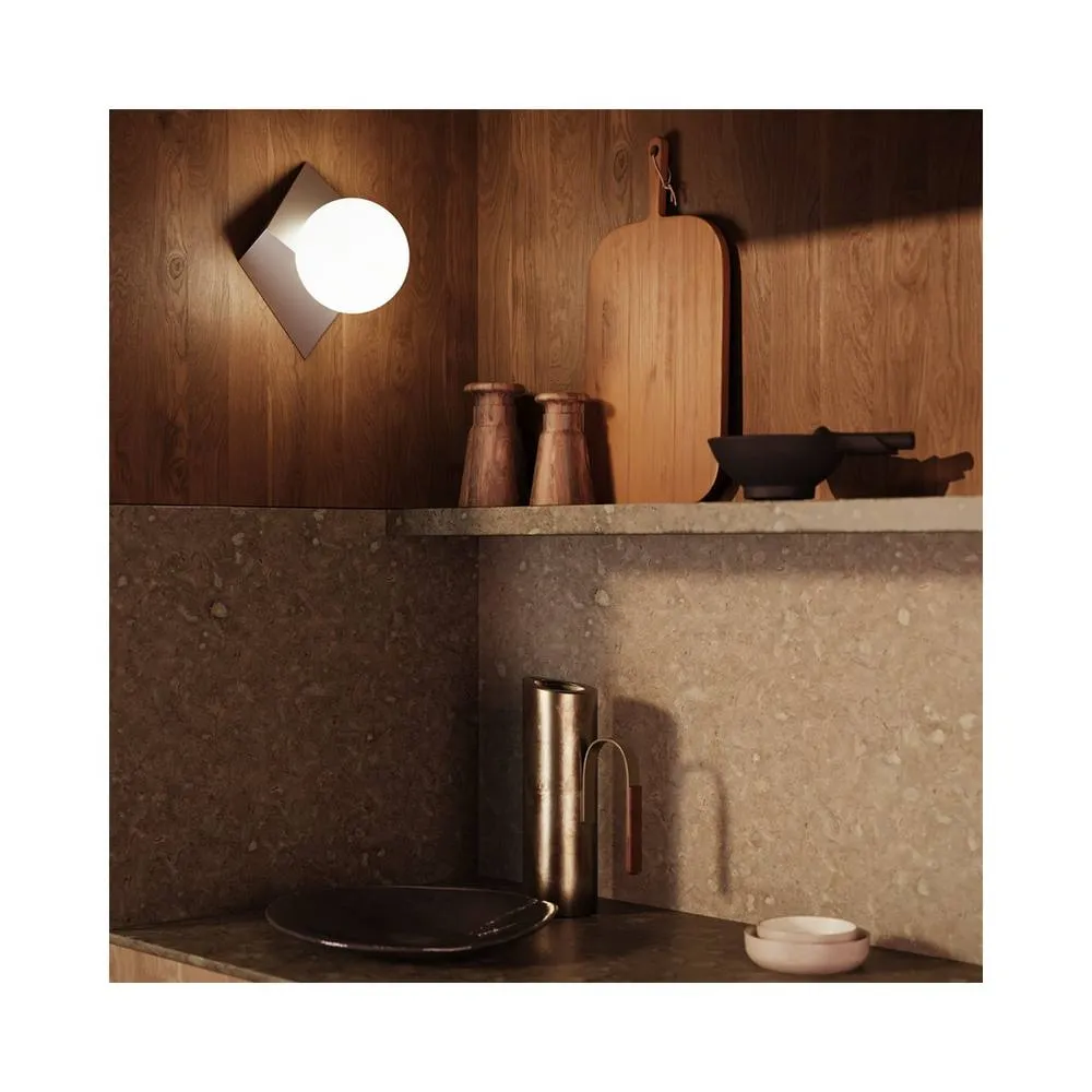 Netlighting Cubeo Globe Wall Lights Platinum G9 in Grey 2