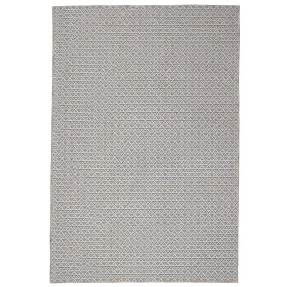 Geo Diamond Woven Washable Rug 5