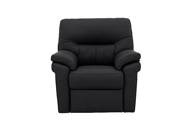 Seattle Leather Armchair - Cambridge Black
