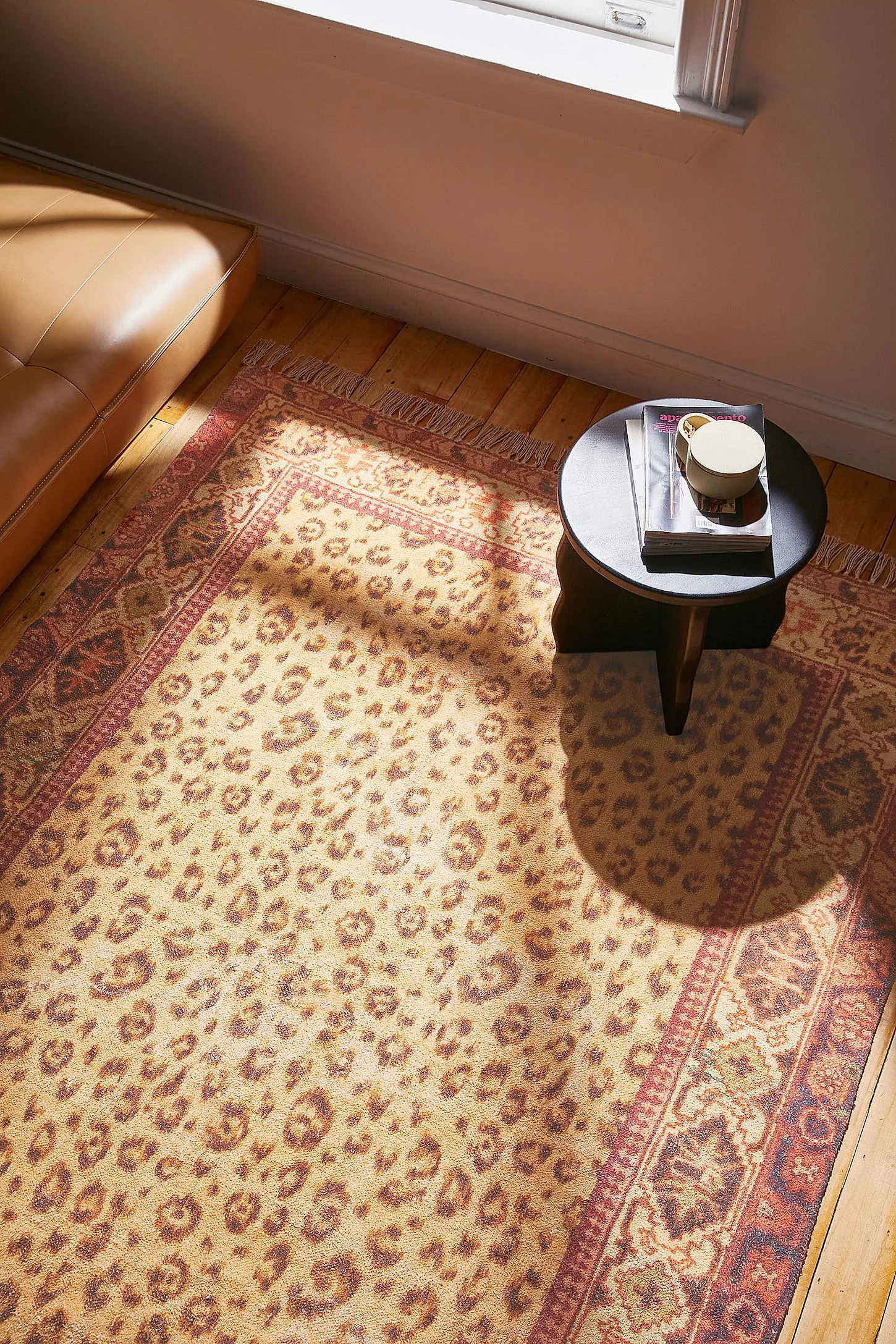 Leonore Gold Chenille 5x7ft / 150x210cm Rug - Gold