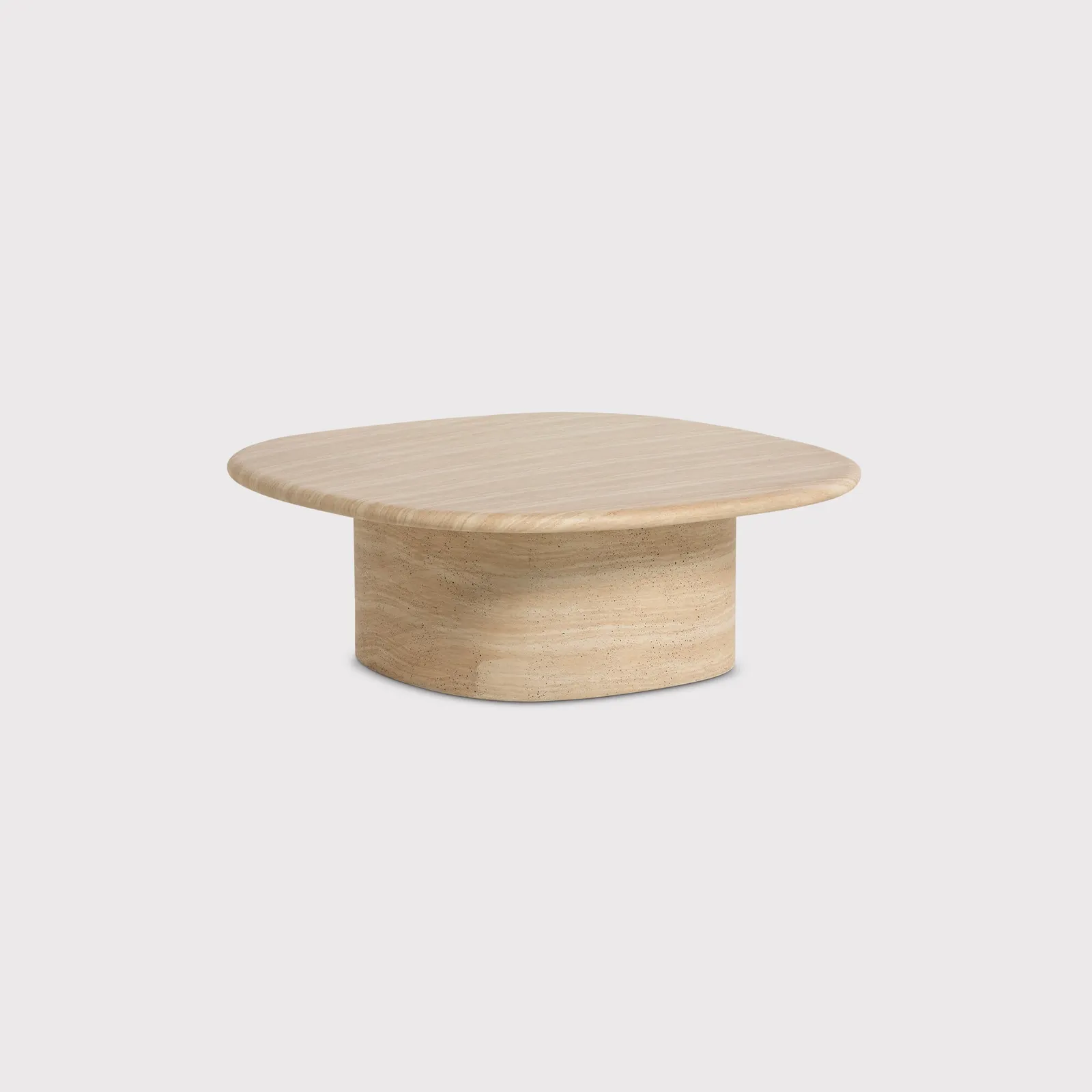 Zira Coffee Table 100cm, Neutral Concrete | Barker & Stonehouse