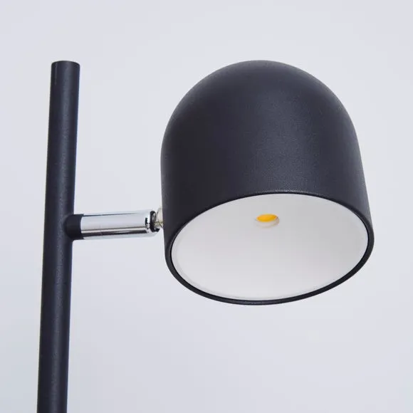 Harme 2 Light Black Touch Dimmable Floor Lamp 3