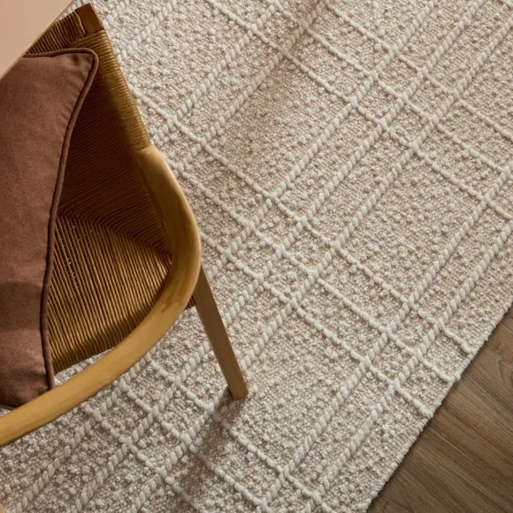 Boucle Checked Wool Rug 6