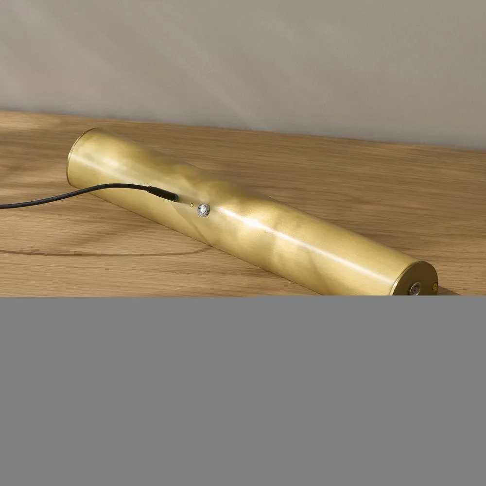 Netlighting Nantes Rechargeable Picture Light Warm Brass Frosted Pc in Gold 6