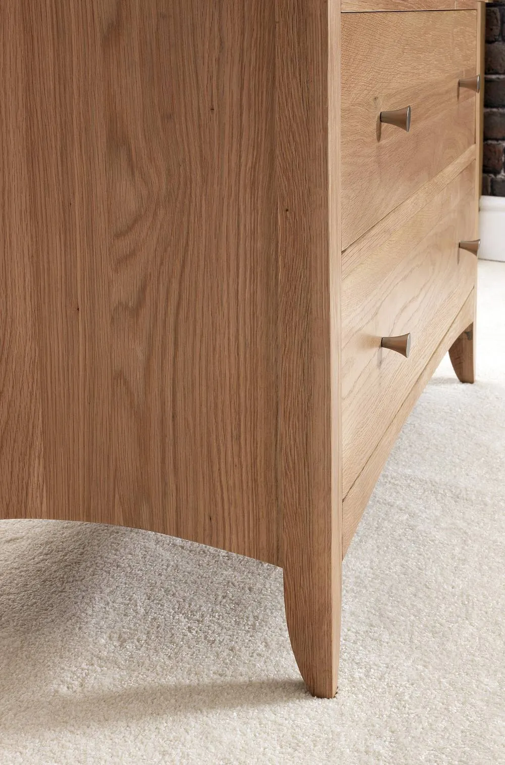 Statement Furniture Edward Hopper 5 Drawer Chest of Drawers in Brown 3