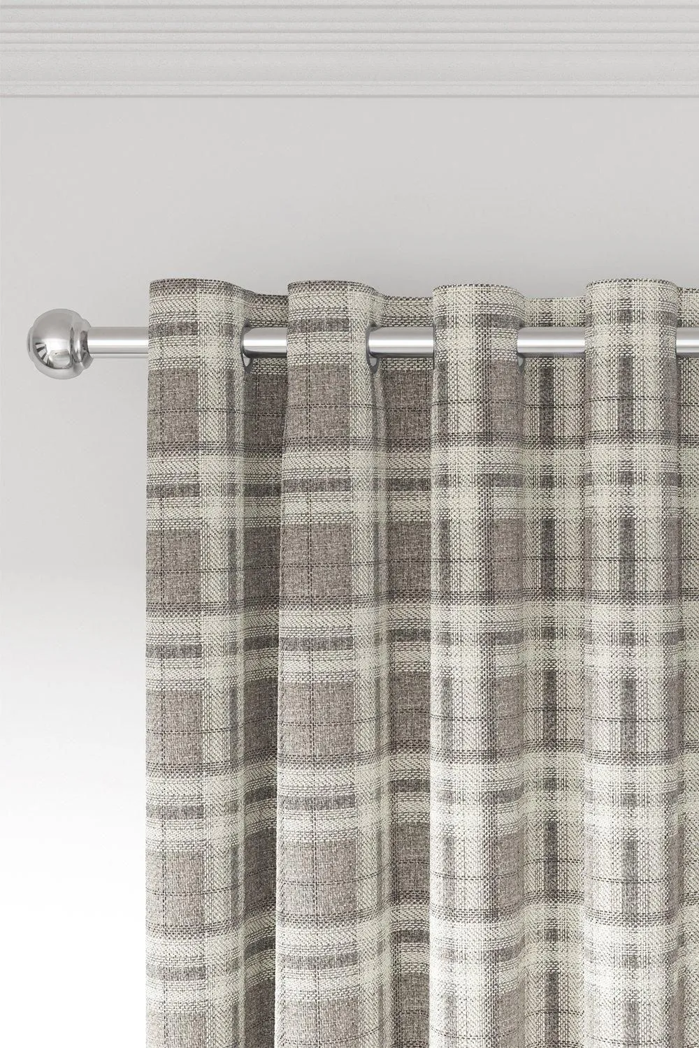 Helena Springfield 'Harriet' Woven Lined Curtains in Light Brown 2