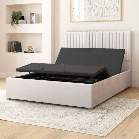 Grant Plush Velvet Adjustable Bed 4