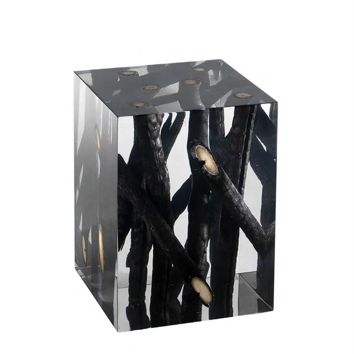 Timothy Oulton Spur Small Occasional Table in Burntwood