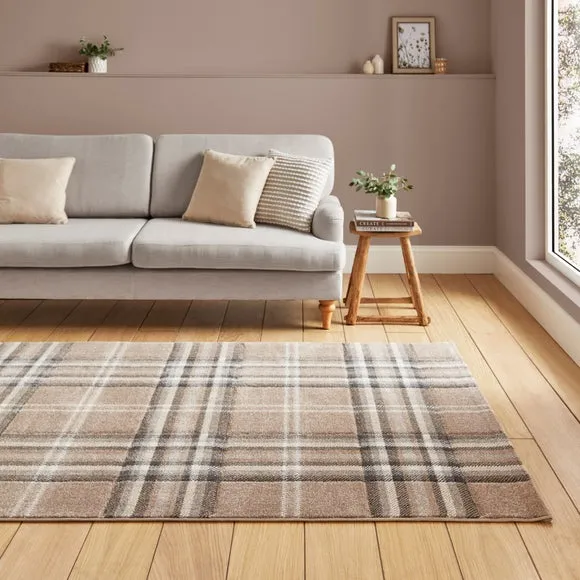 Catherine Lansfield Kelso Check Rug 1