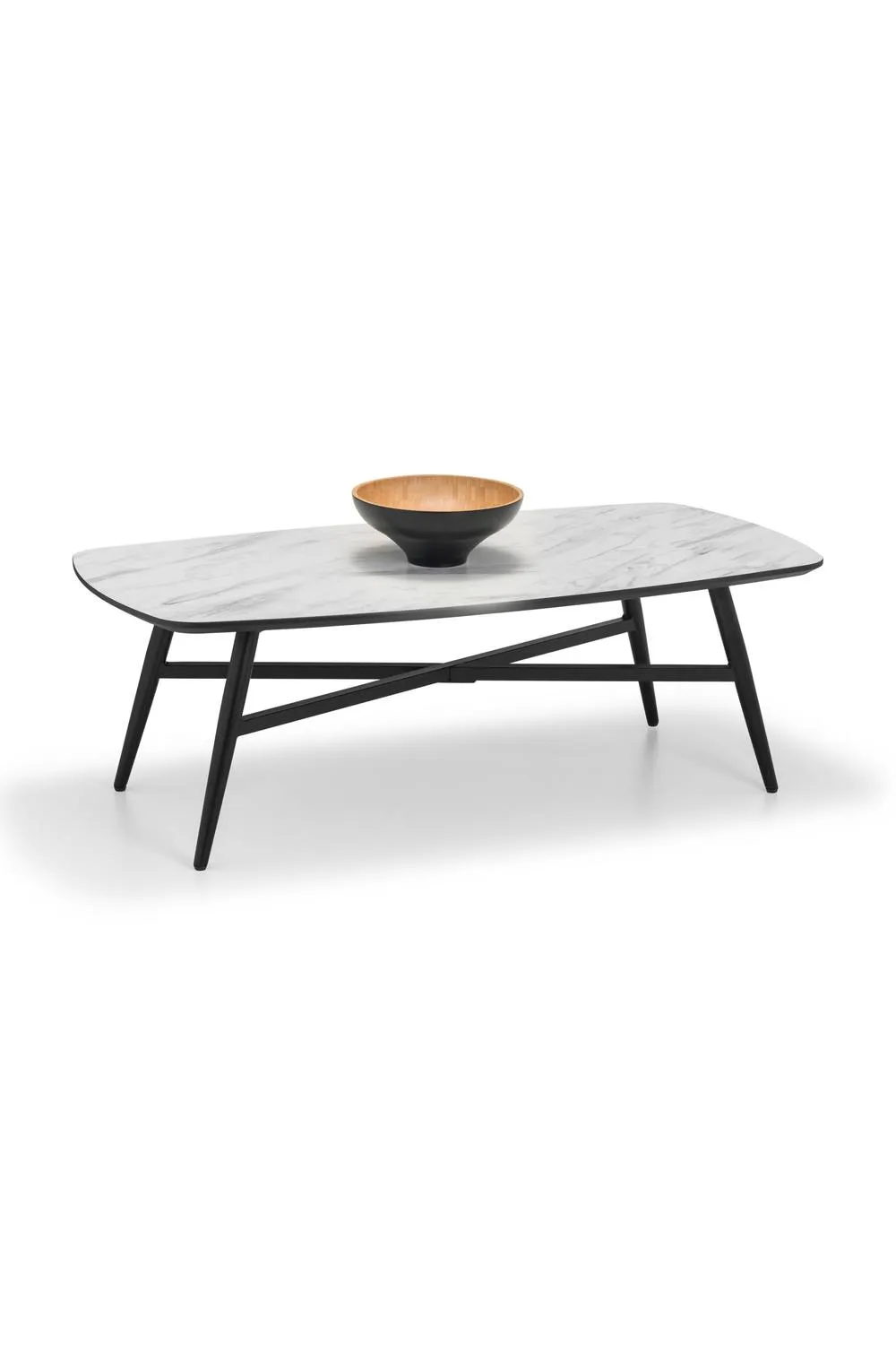 Julian Bowen Caruso Rectangular Coffee Table in White 3