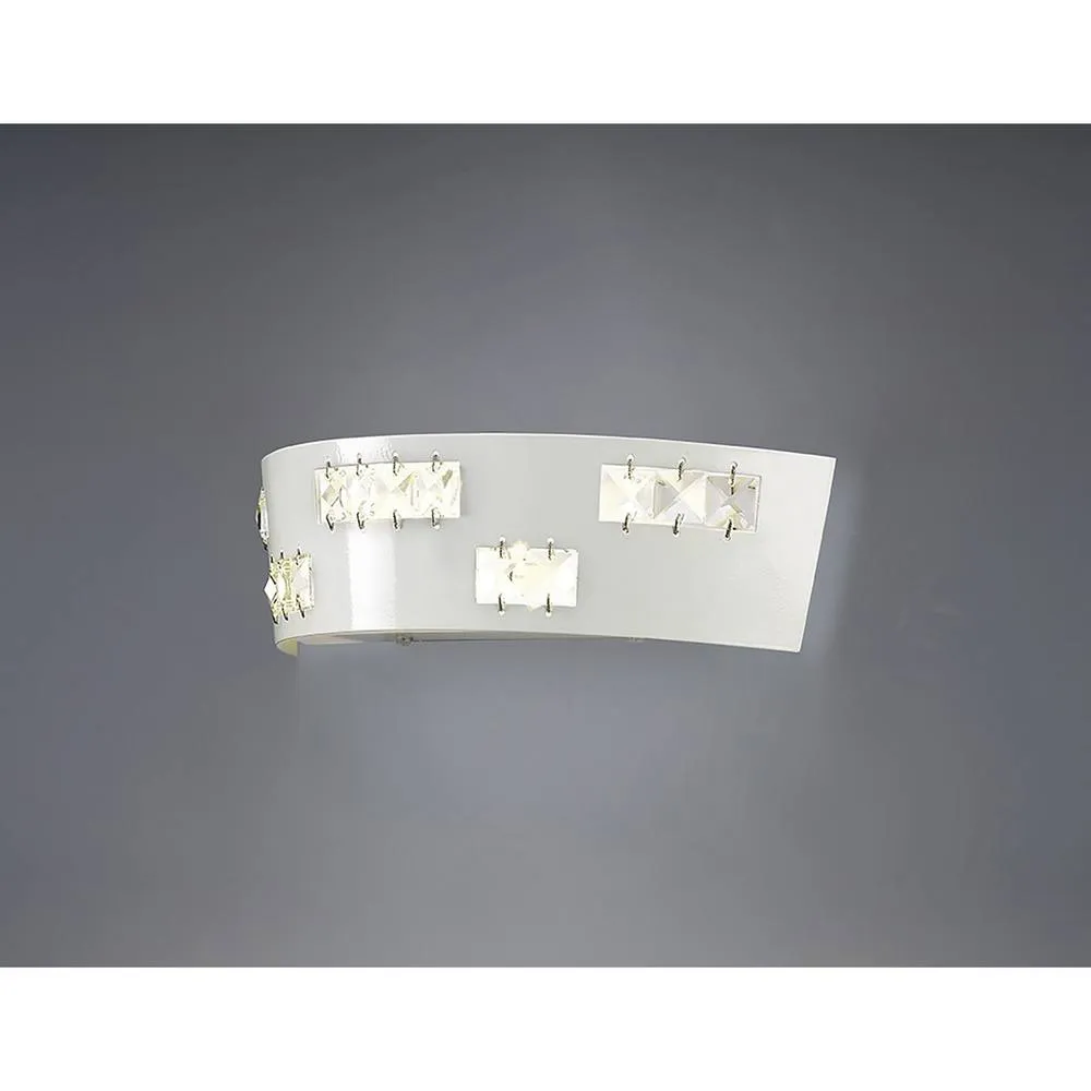Netlighting Phoenix Wall Lamp 6 X 0.5W LED 4000K WhiteCrystal in White 2