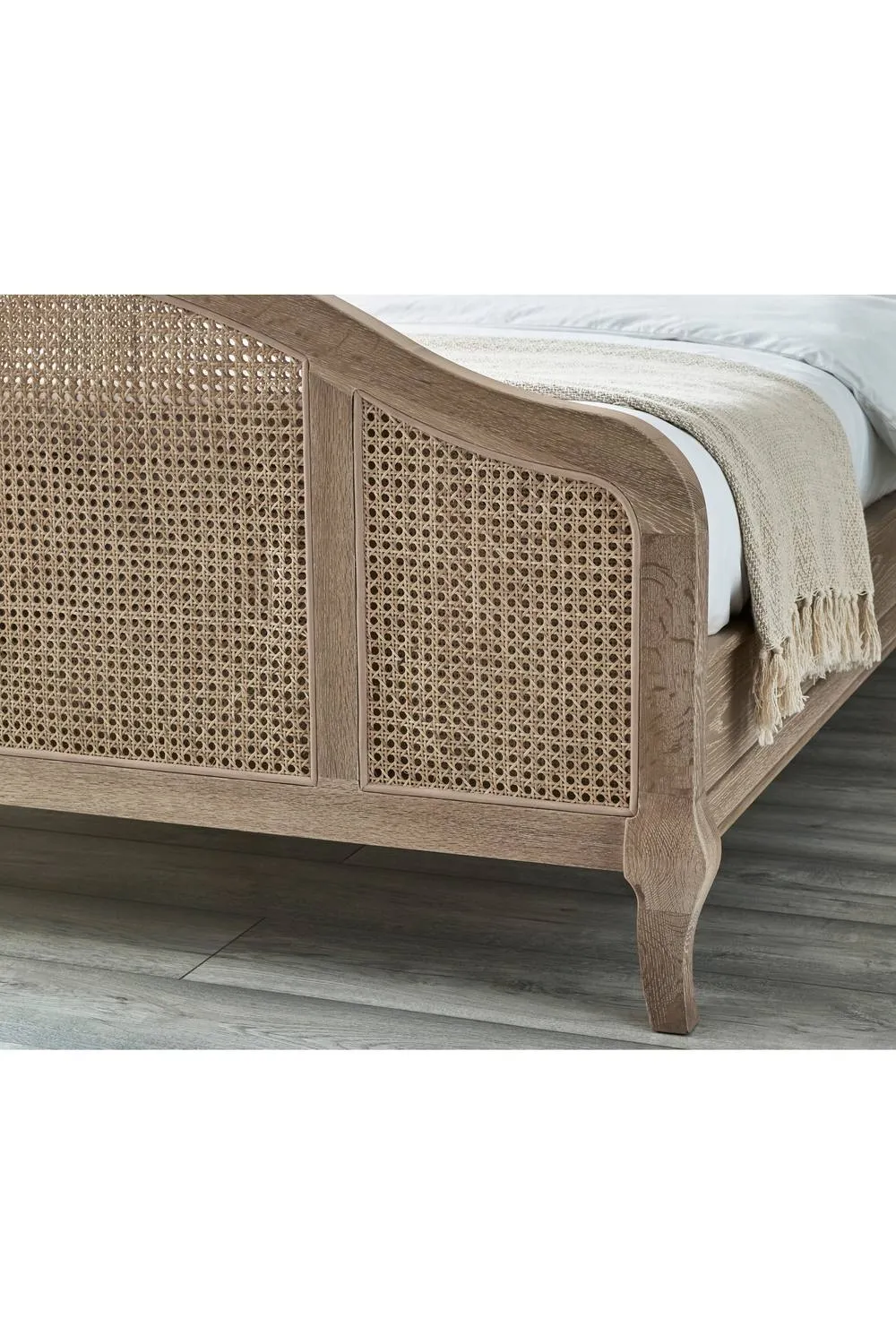 Julian Bowen Fleur Rattan Headboard Bed in Natural 5