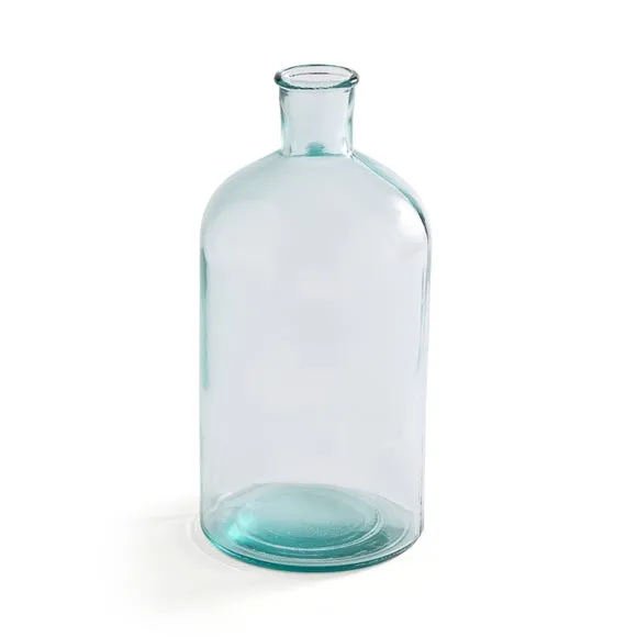 Green Glass Bottle Vase 3