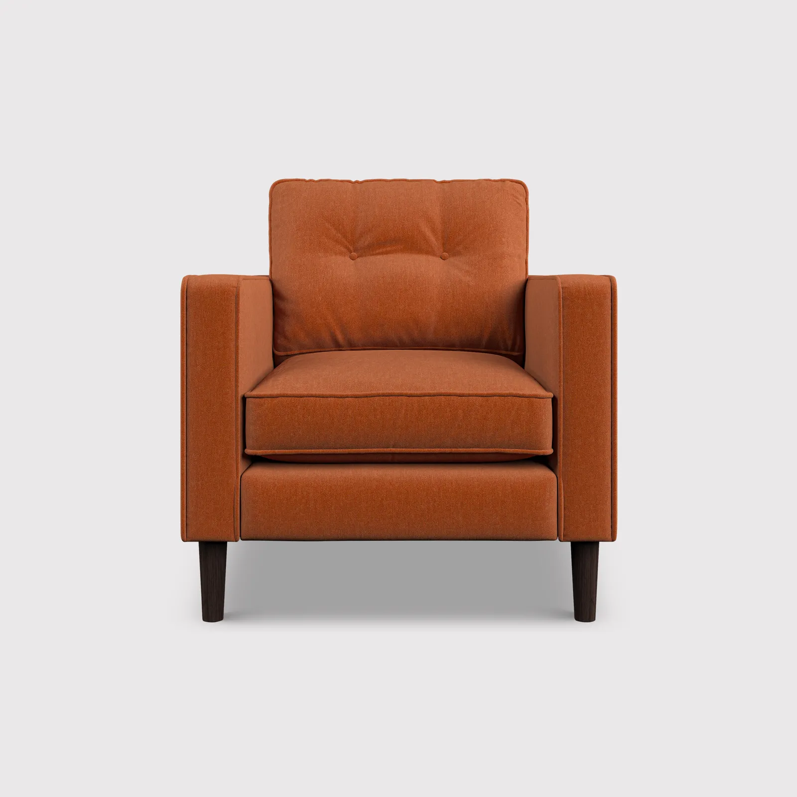 Orla Kiely Ebben Armchair, Orange Fabric | Barker & Stonehouse 1