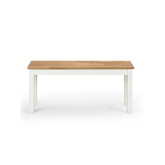 Return - Coxmoor 2 Seater Dining Bench, Solid Oak, 90cm 3