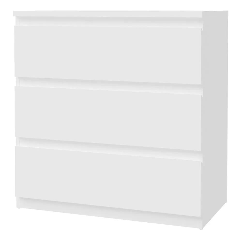 Furniture To Go Edmore 3 Drawer Chest in White 4