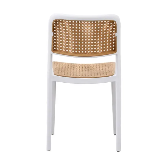 Fusion Living Plastic Cafe Dining Chair 6