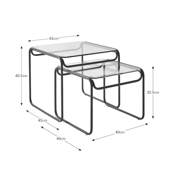 Elements Ferguson Nest of Side Tables 6